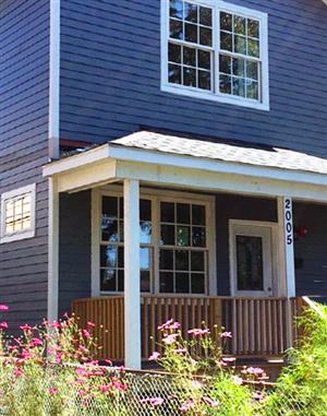Blue house 